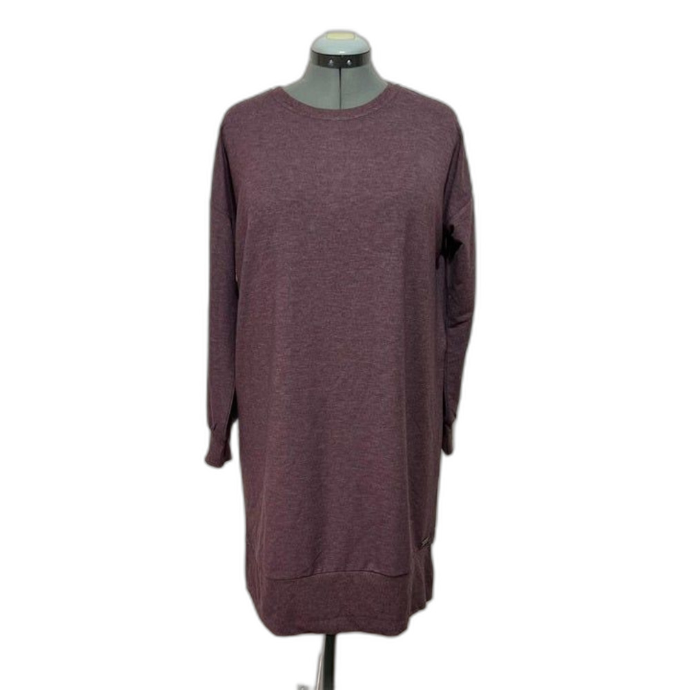 Ellen Tracy NWT Sz XL Wine Cuff  Long Sleeves Sweater Dress Cuff Hemline